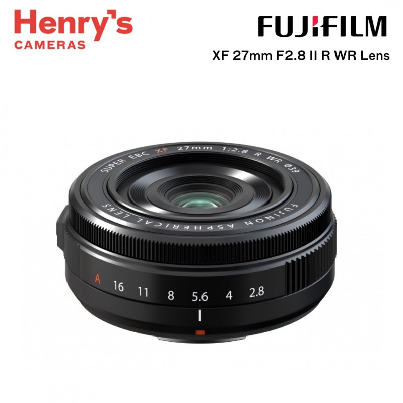 FUJIFILM XF 27MM F2.8 II R WR LENS BLACK